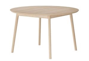 NorD spisebord Ø120 Massiv Eg hvidolie - Stærk Pris 